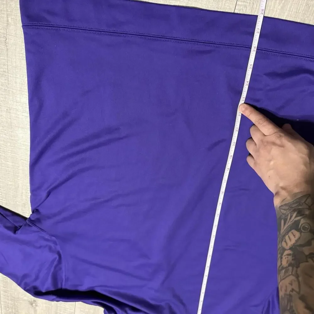 Nike Dri-Fit 1/4 Zip Pullover Long Sleeve Purple Style 642039 Size Men’s L - Picture 8 of 8